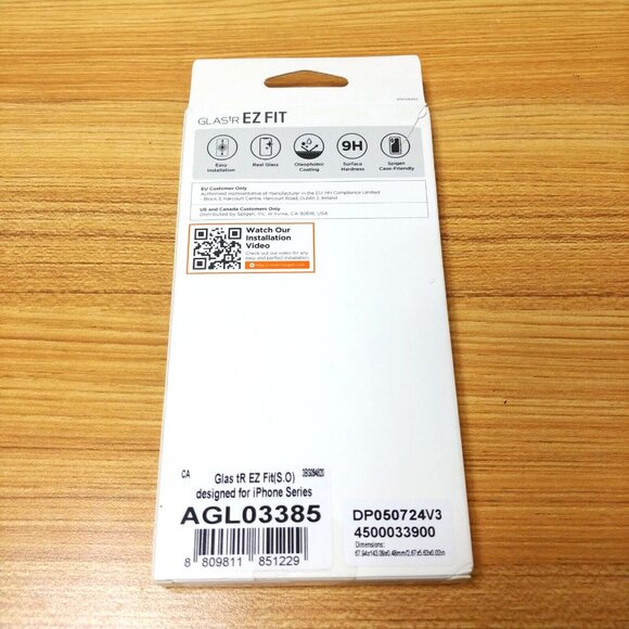 Spigen iPhone 13 Pro Screen Protector GLAS.tR EZ Fit 2 Pack AGL03385 - Picture 2 of 4